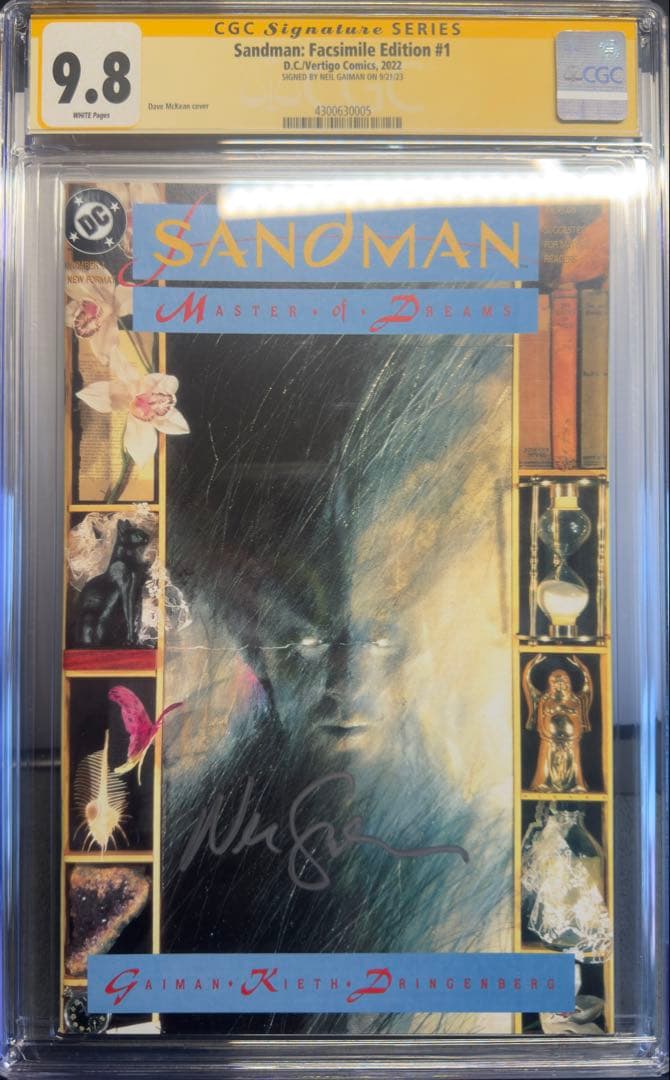SANDMAN ニール・ゲイマン直筆サイン入り『サンドマン #1』