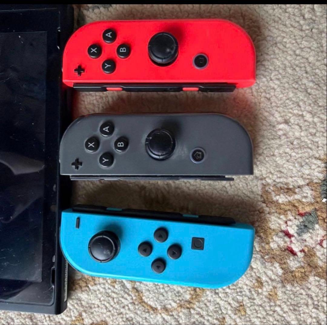 【ジャンク品】Nintendo Switch 本体　コントローラー純正