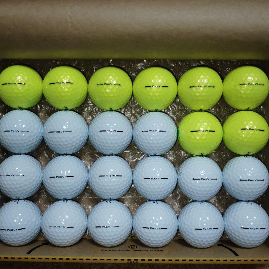 【超超美品!!】タイトリスト PROV1 ロストボール ゴルフボール 24球