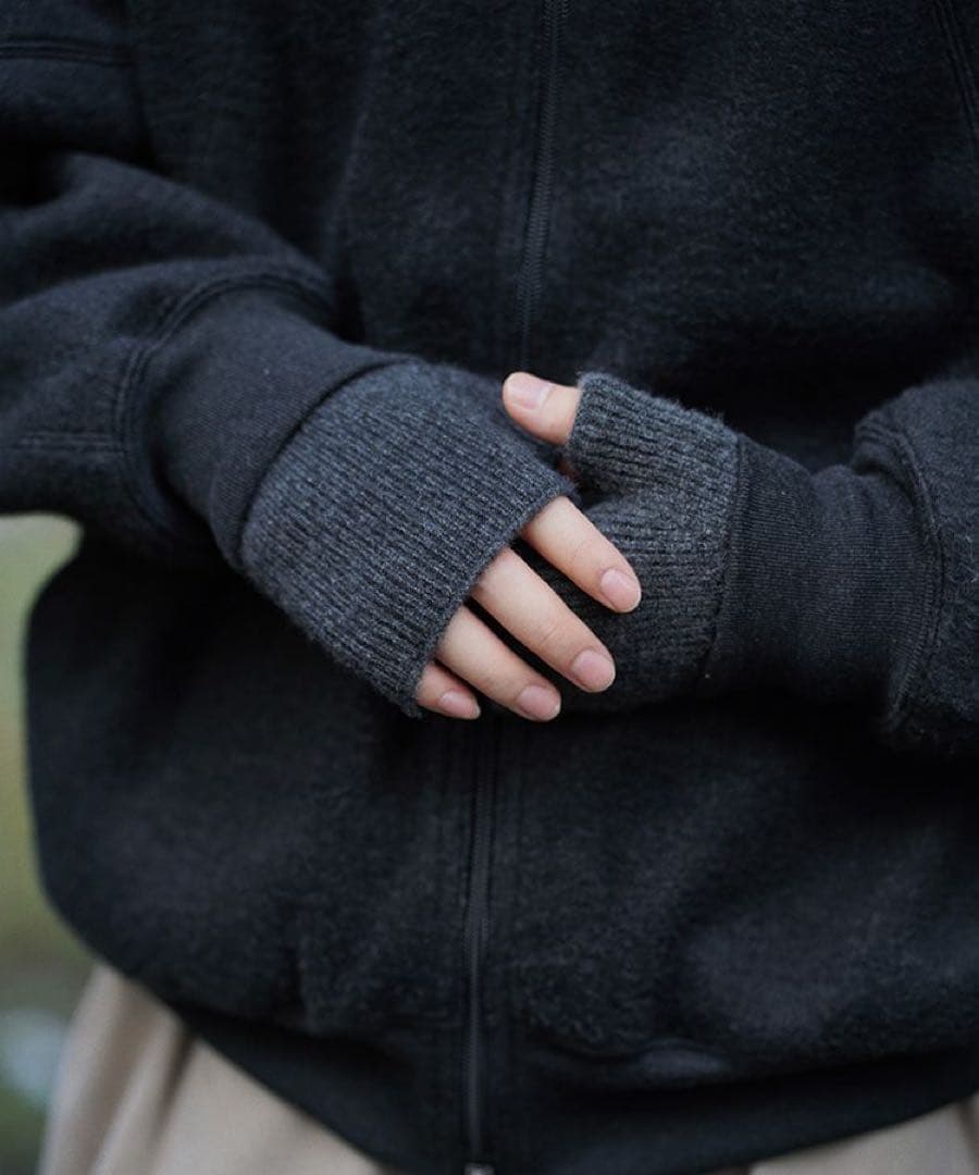 【LIDNM】Llife CASHMERE KNIT ARM WARMER