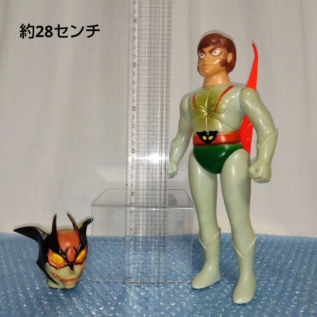 無版権　パチ　デビルマン風　スタンダードサイズ　ソフビ　当時物