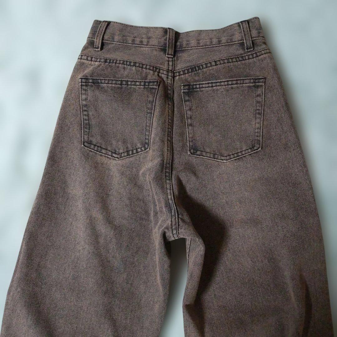 【もんも様】TWW DENIM ブラウン XXS/S 2(g+c)