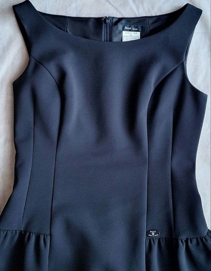 【Rene】basic ワンピース 36 Ｍ 極美品 上品 可愛い お受験