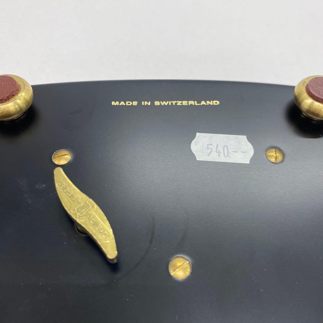 ♦︎1049 スイス製 REUGE MUSIC クルミ無垢材 象嵌細工ボックス