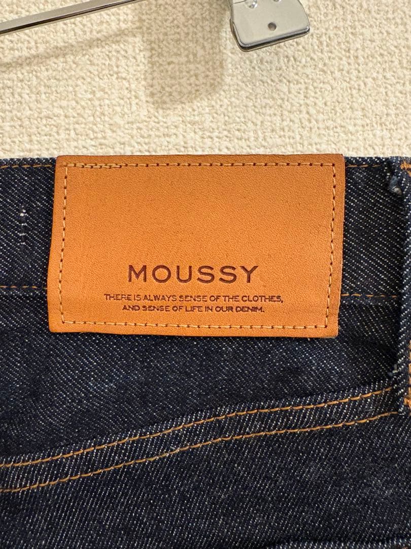 極美品 MOUSSY MVS FLARE 23インチ＊フレアデニム＊インディゴ