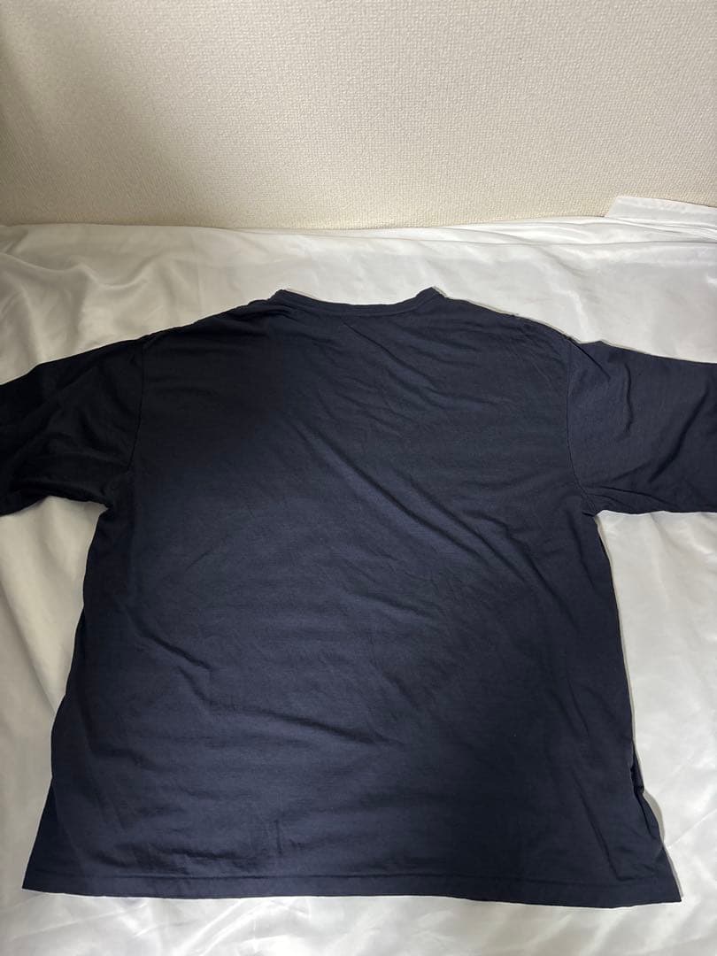 SNBYA.H/GARMENT DYED WOOL TEE/ポケットTシャツ/L