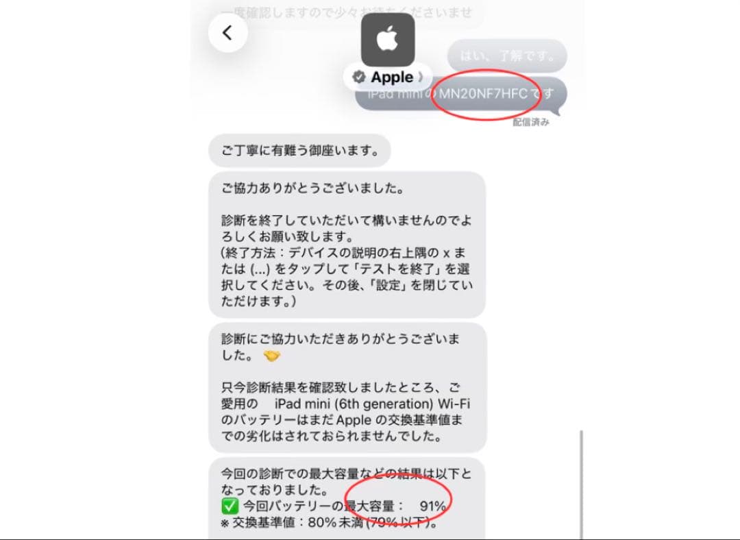 良品 iPad mini 第6世代 電池良好 iPad本体　Appleタブレット