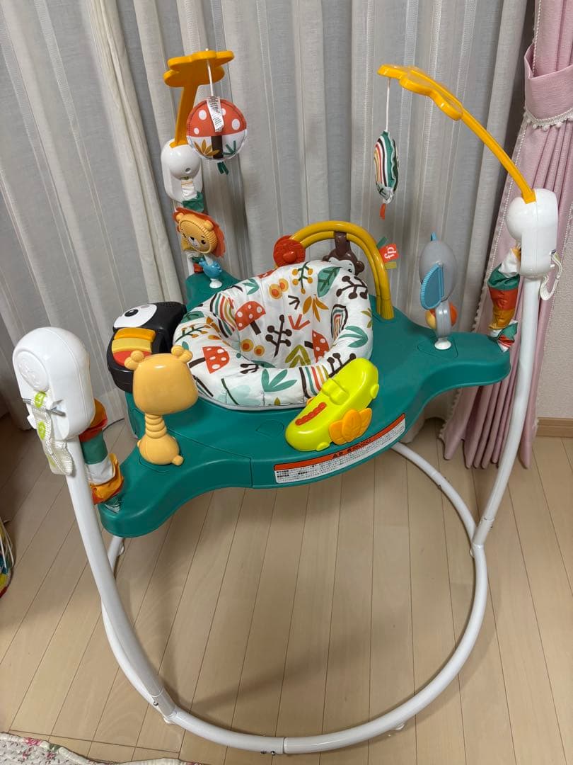 値下げ！！ゆかいなレインボーフォレストジャンパルー フィッシャープライス 美品