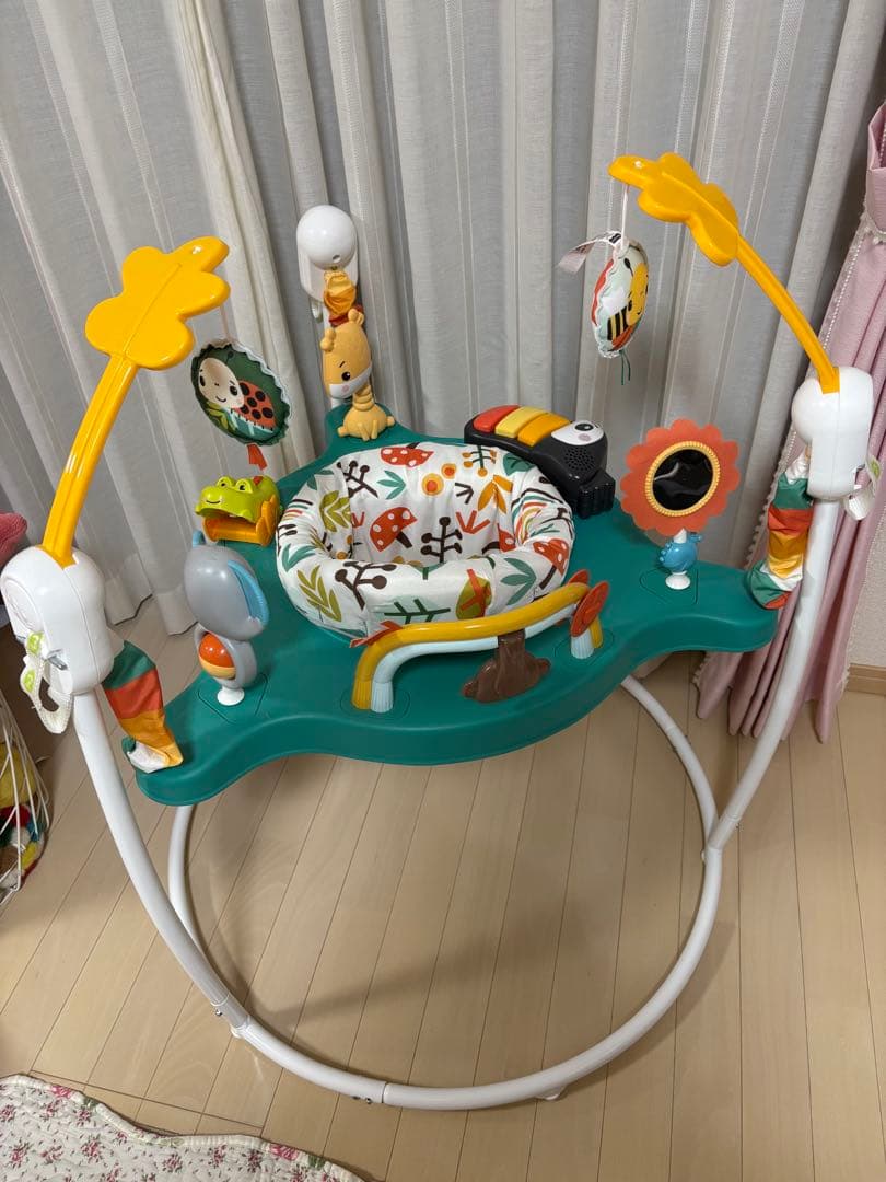 値下げ！！ゆかいなレインボーフォレストジャンパルー フィッシャープライス 美品