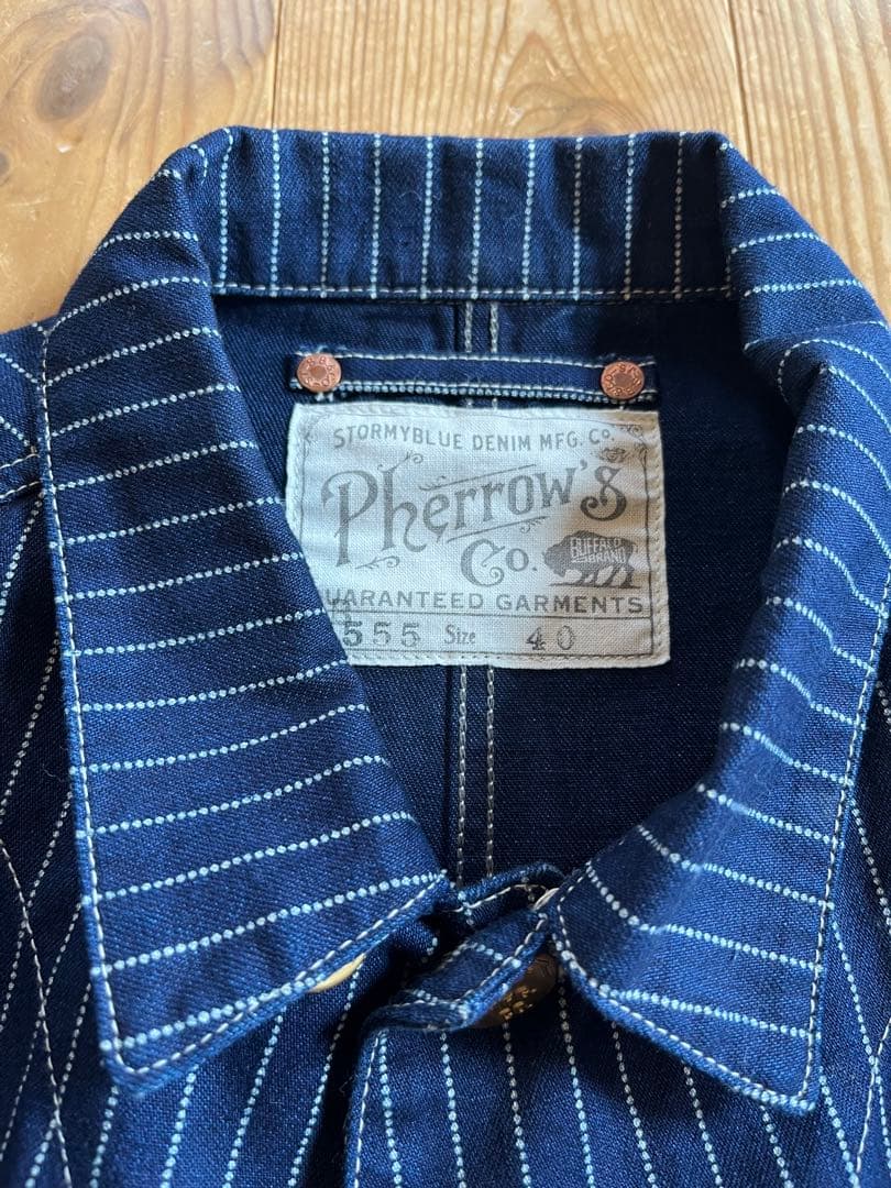 フェローズ　ウォバッシュ　size40 カバーオール　Pherrow’s 555