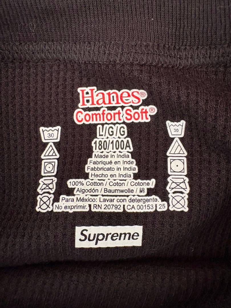 supreme 骨サーマル　25FW Lサイズ　試着のみ　未使用品