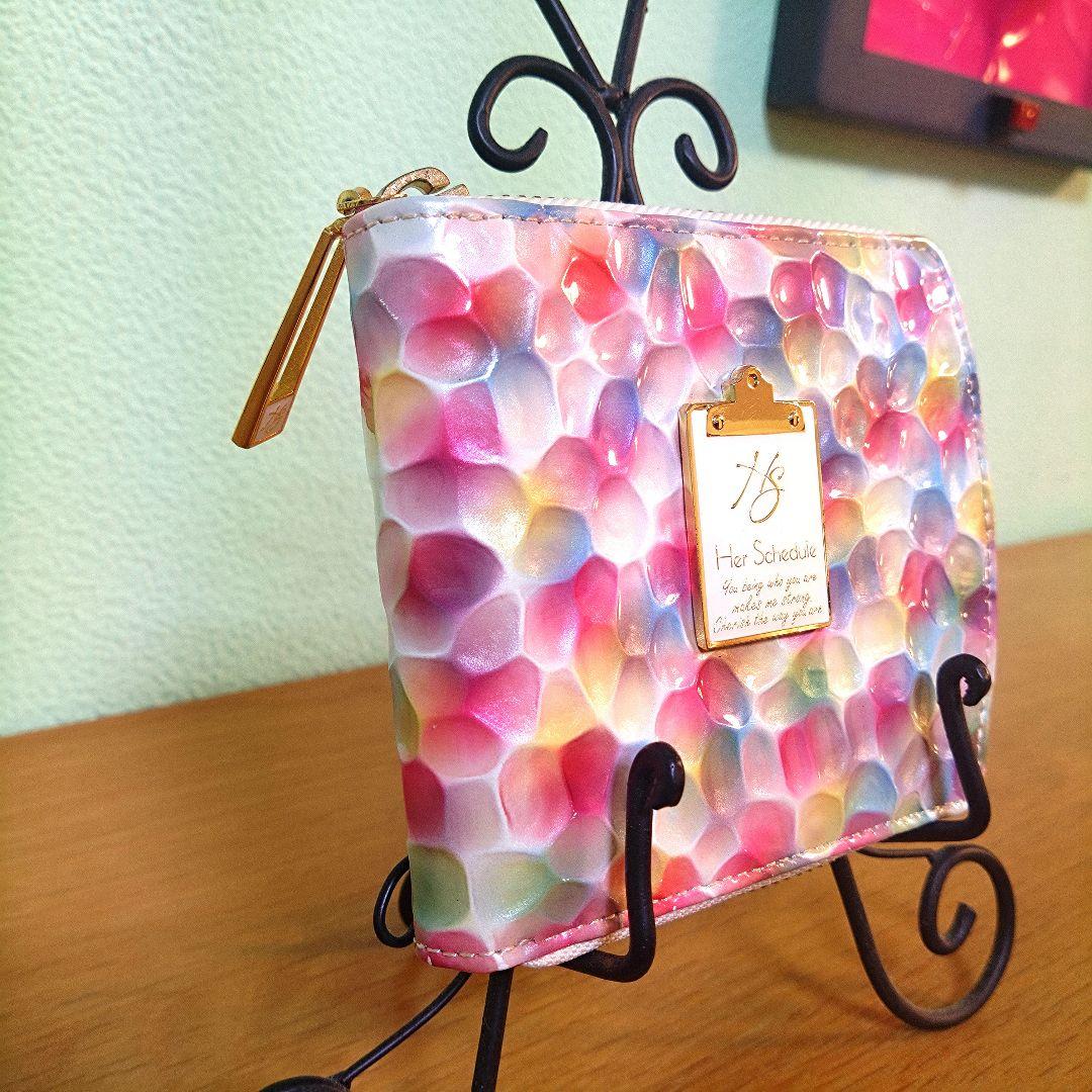 Her Schedule カラフル二つ折り財布