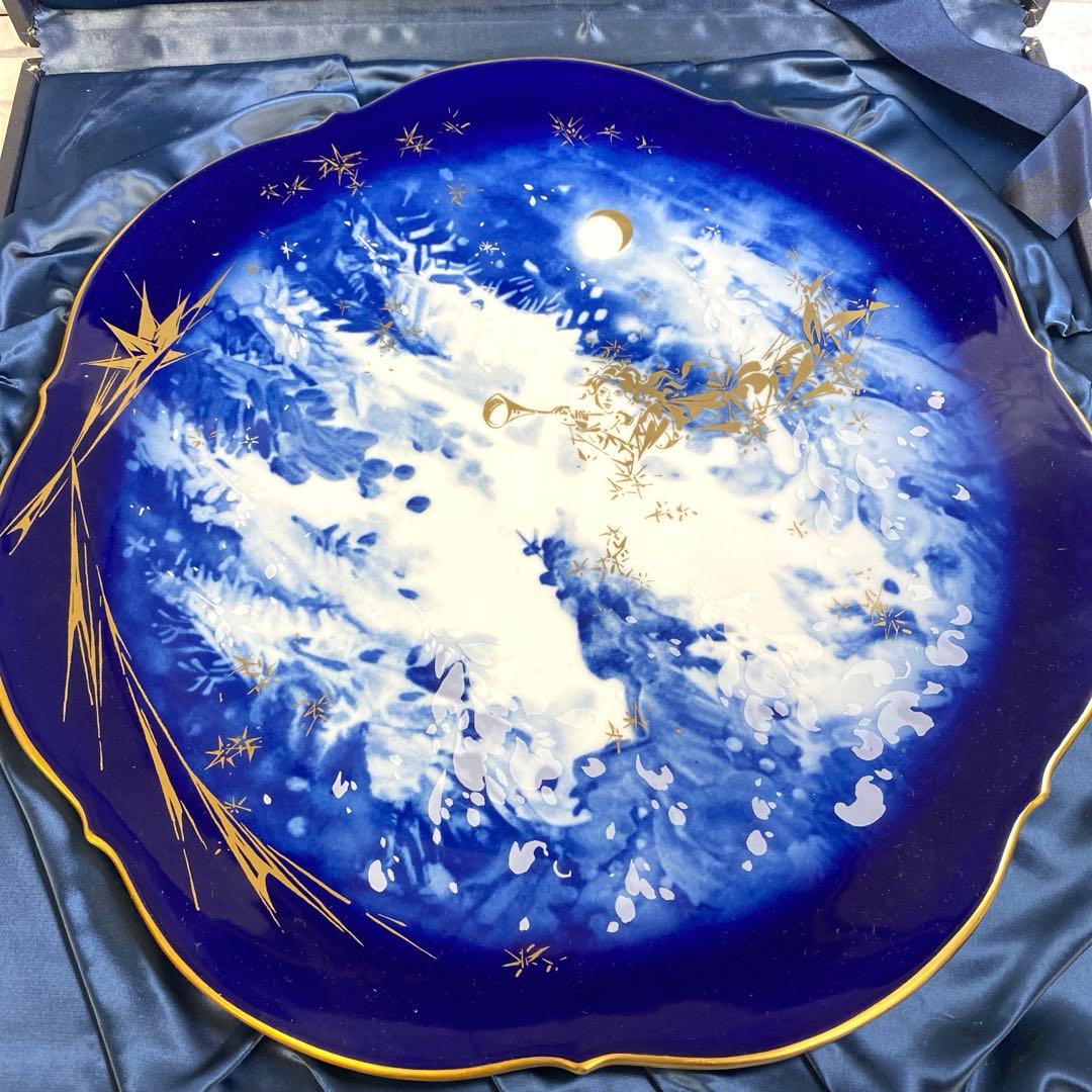 MEISSEN マイセン 1992 イヤープレート 冬の森 元箱付属 未使用品