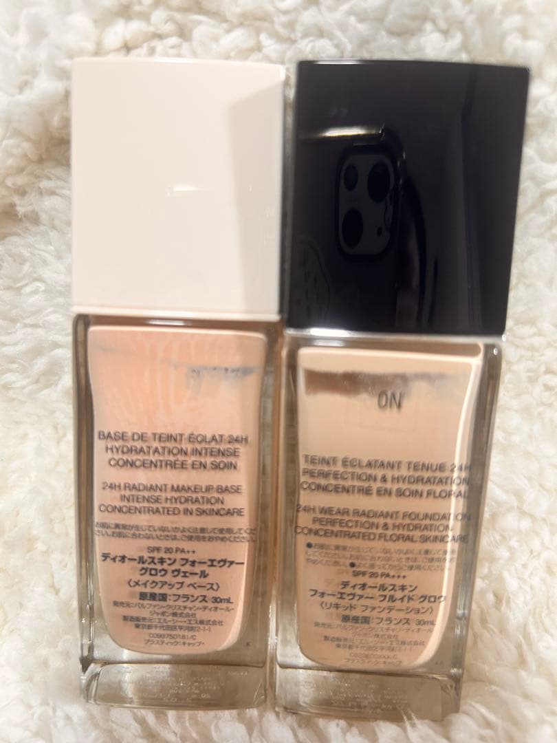Dior リキッドファンデーション、下地セット