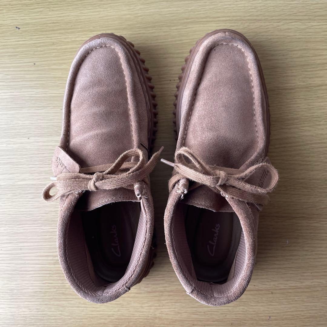 【Clarks】Torhill Hi モカシン/スニーカー ダークサンドスエード
