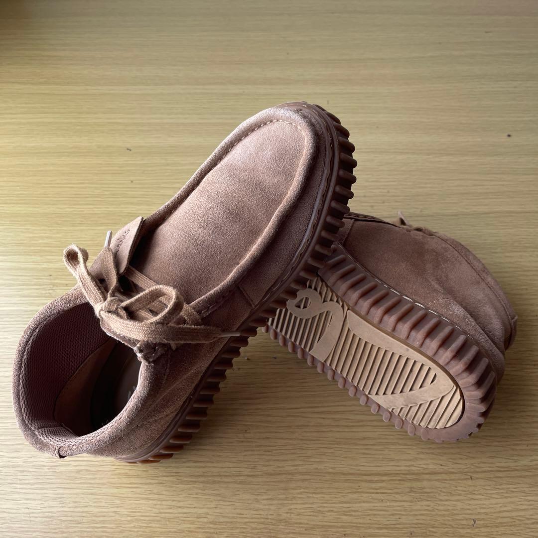 【Clarks】Torhill Hi モカシン/スニーカー ダークサンドスエード