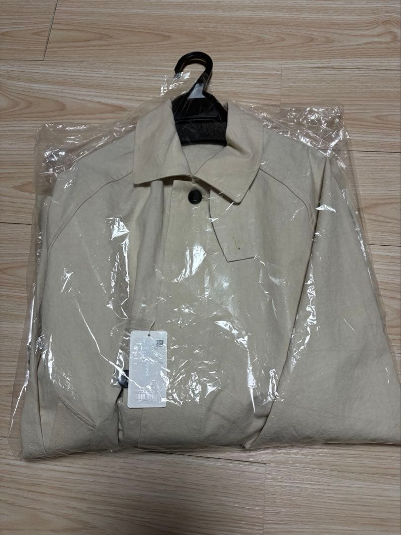 新品タグ付き　かぐれ　コットンバックタックショートコート