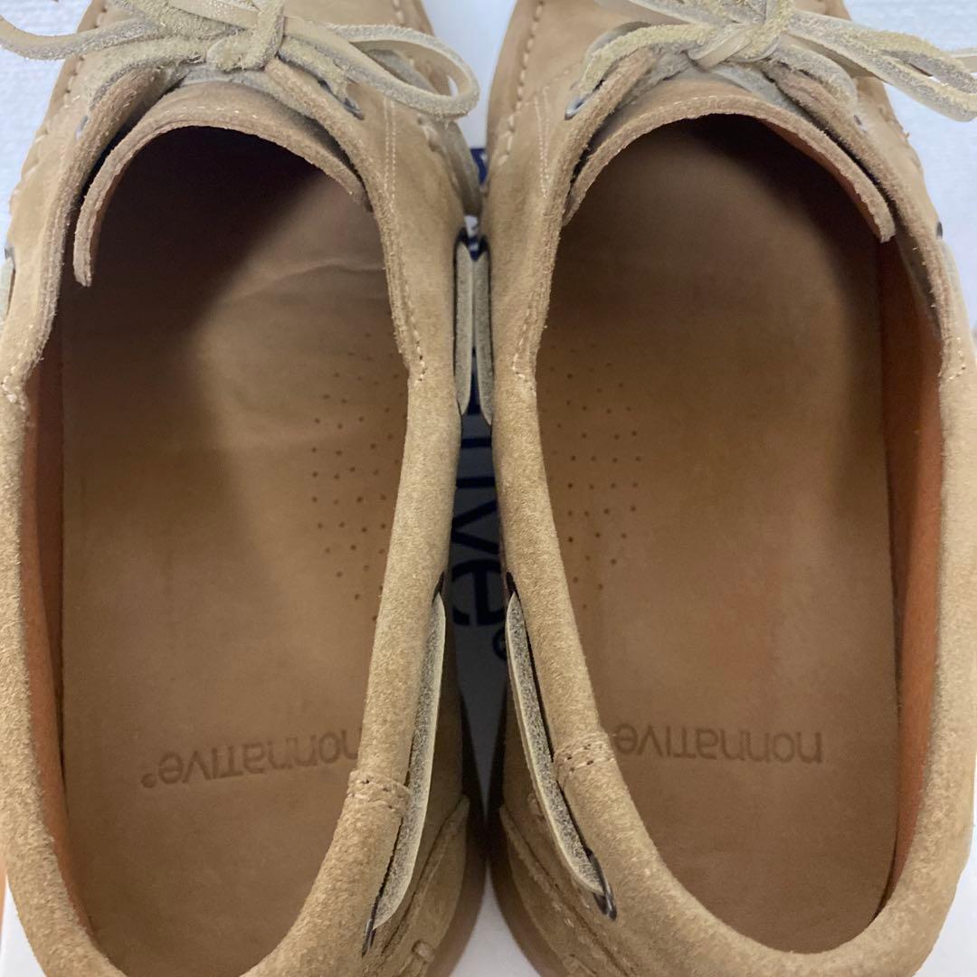 靴 nonnative OFFICER DECK SHOES COW LEATHER