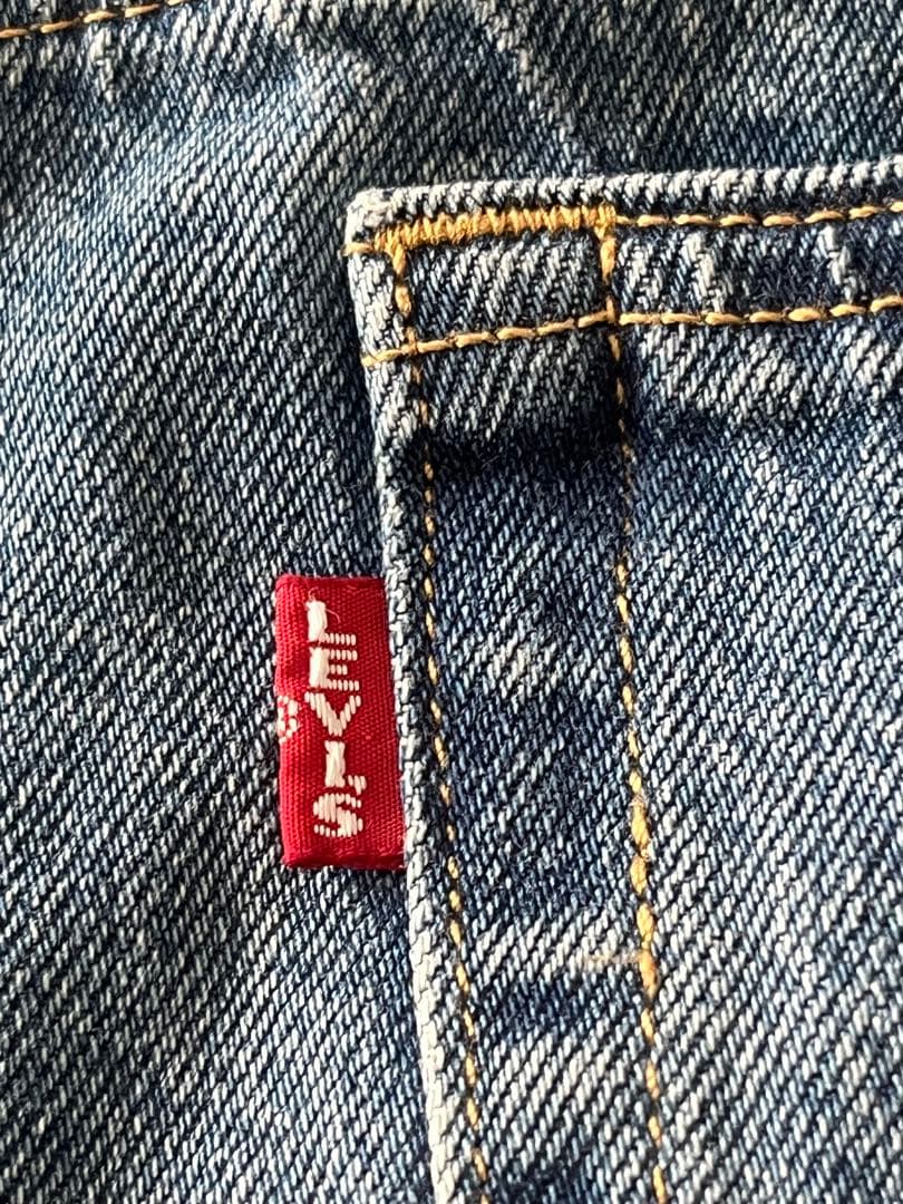 リーバイス×スローブイエナ　バギーダッドバレルデニムパンツ　ブルー　ジーンズ27