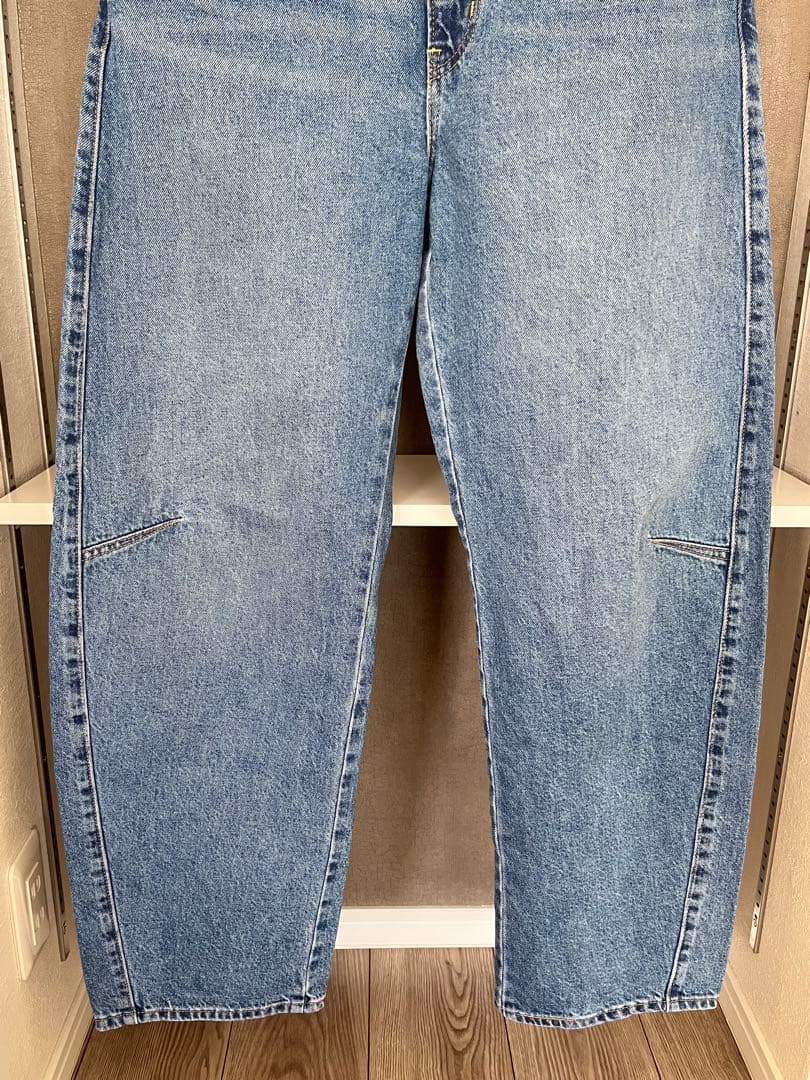 リーバイス×スローブイエナ　バギーダッドバレルデニムパンツ　ブルー　ジーンズ27