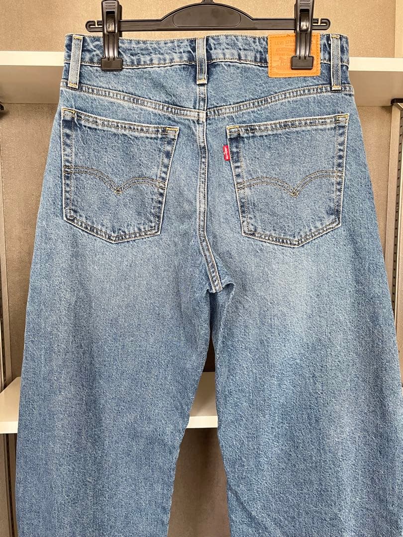 リーバイス×スローブイエナ　バギーダッドバレルデニムパンツ　ブルー　ジーンズ27