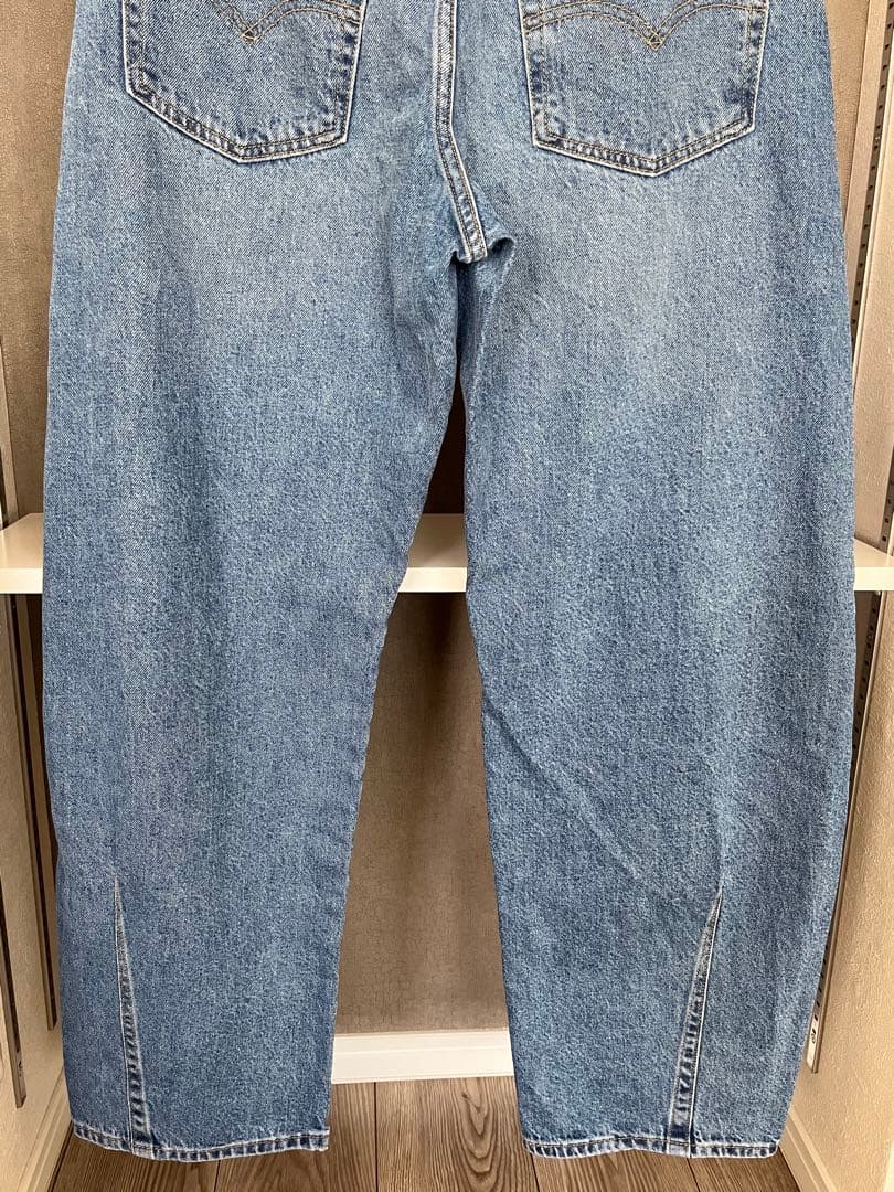 リーバイス×スローブイエナ　バギーダッドバレルデニムパンツ　ブルー　ジーンズ27