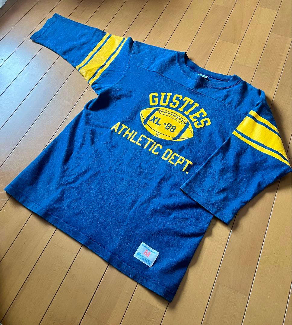 70s 復刻 champion フットボール ナンバリングTシャツ