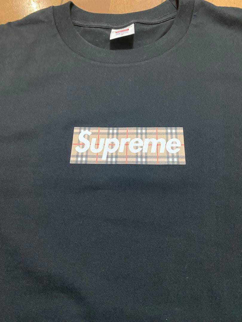 Burberry Supreme チェック柄 Tシャツ Mサイズ