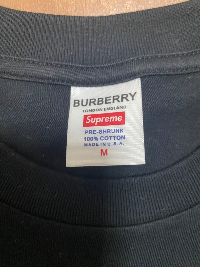 Burberry Supreme チェック柄 Tシャツ Mサイズ