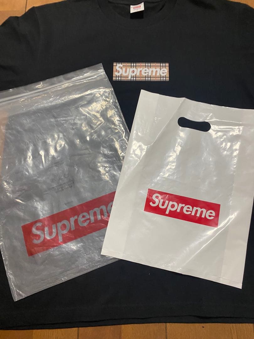 Burberry Supreme チェック柄 Tシャツ Mサイズ