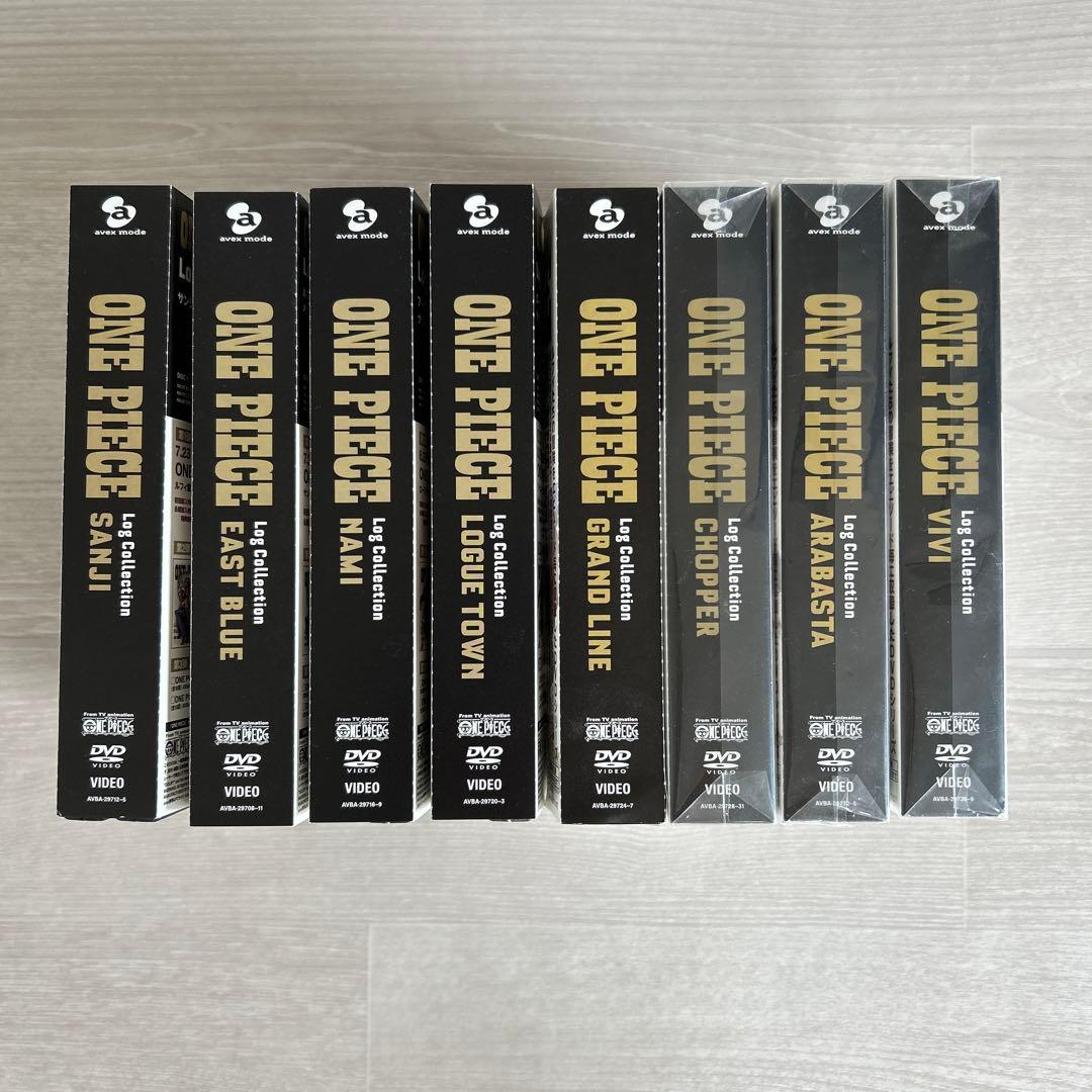 ワンピース　ログコレクション　DVD　全８本セット (未開封・未使用あり)
