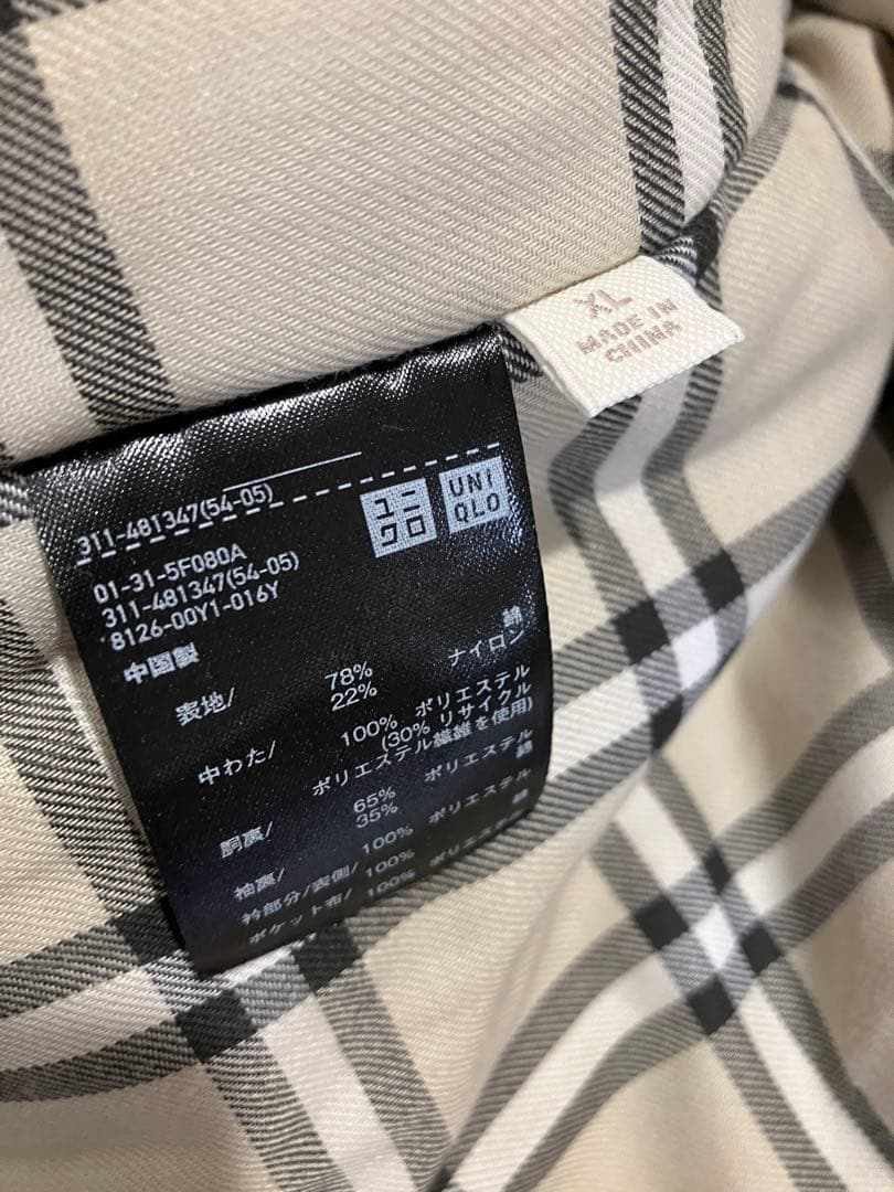未使用★ユニクロ JWアンダーソン パフテックユーティリティジャケットXL