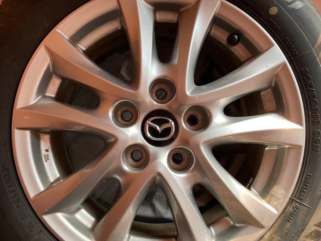 MAZDA アクセラ 16インチ純正ホイールタイヤ 4個セット205/60R16