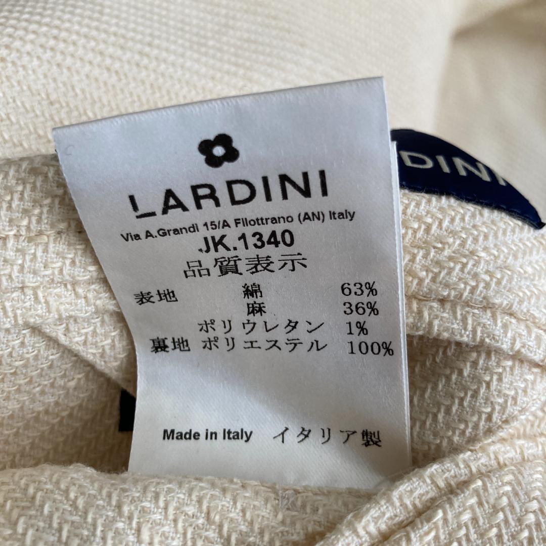 【ほぼ未使用】ＸＬ　ラルディーニ　高級ライン　近年　ダブルジャケット　アイボリー
