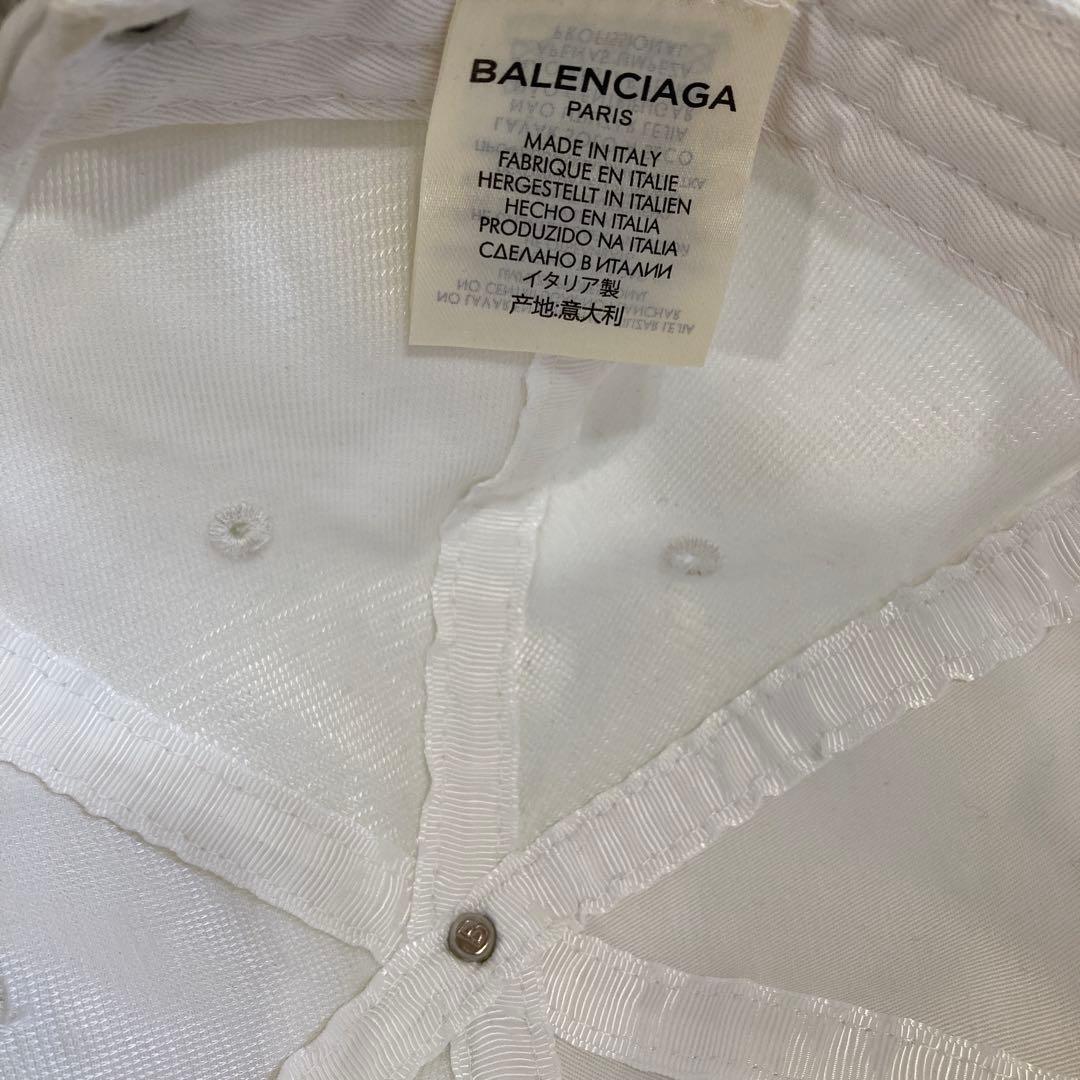 【BALENCIAGA】ベースボールキャップ ホワイト