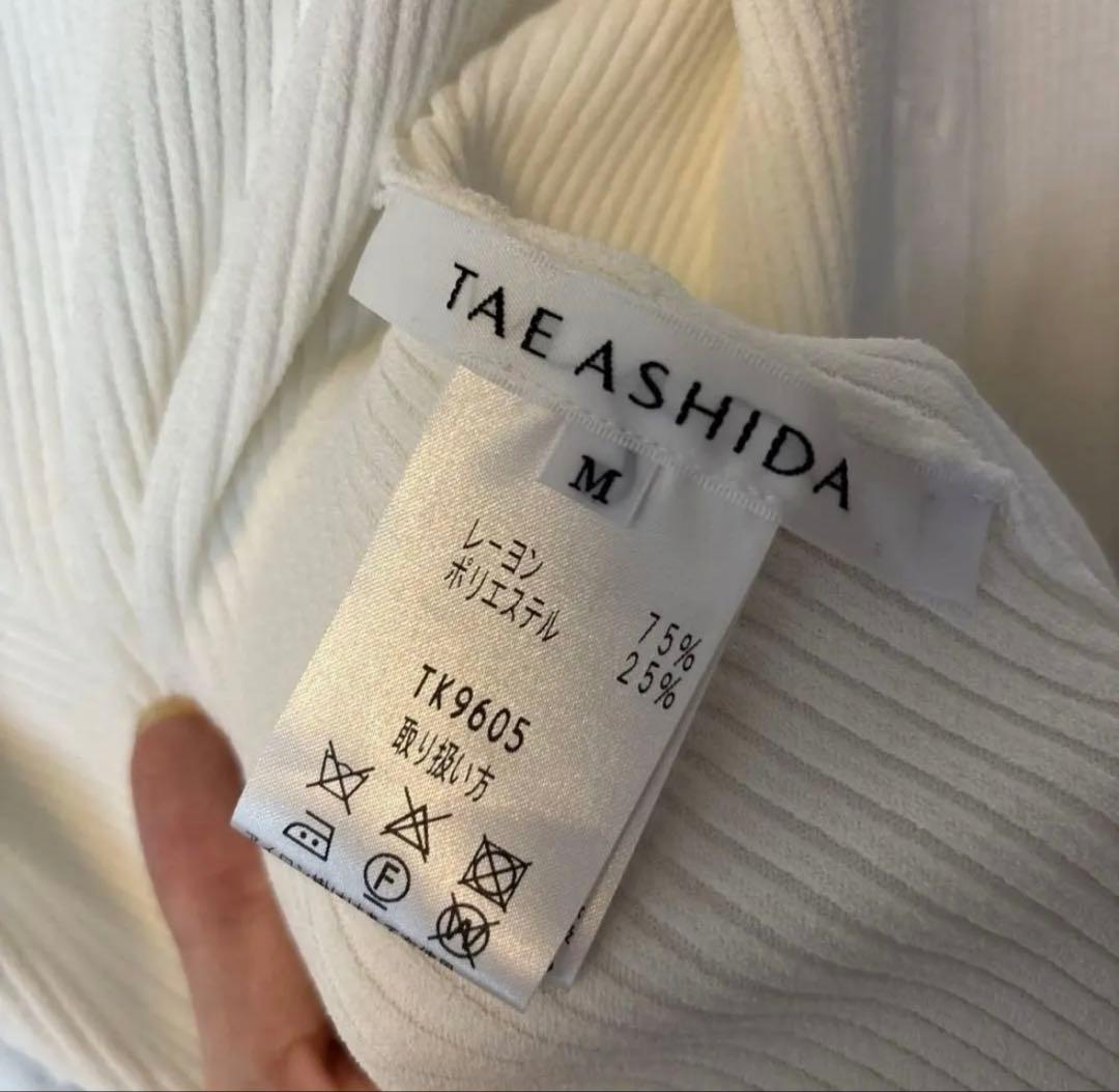 TAE ASHIDA ホワイト カーディガン M