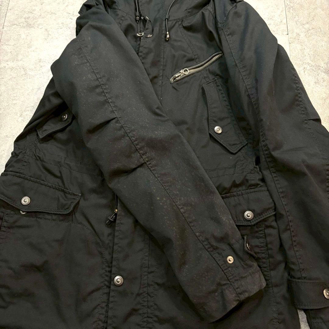 00s【Archive】gimmick military jacket/Y2K/
