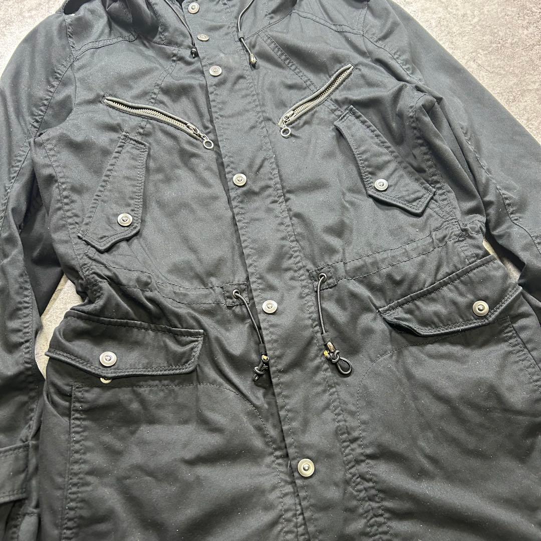 00s【Archive】gimmick military jacket/Y2K/