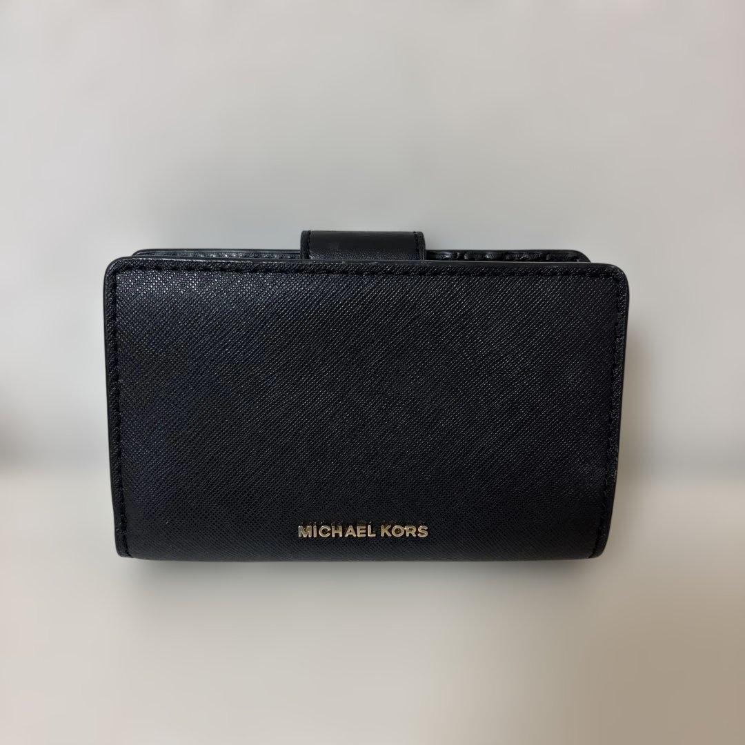MICHEAL KORS 2つ折り財布 ブラック 黒