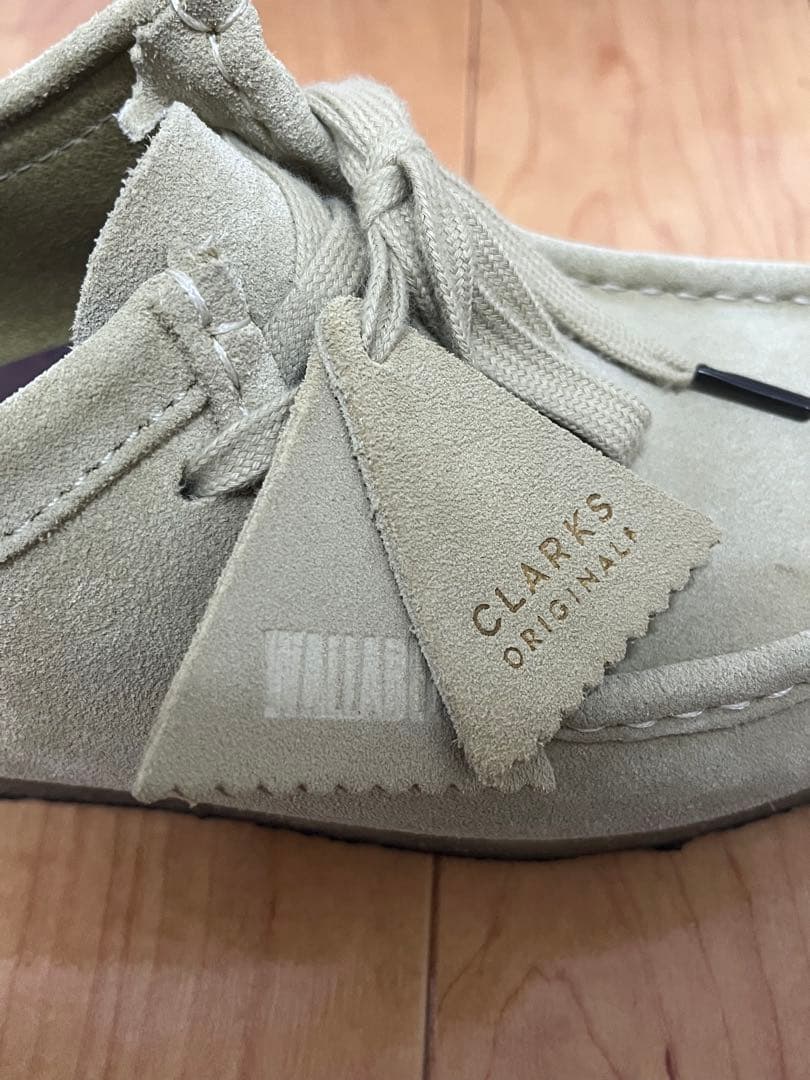 美品 Clarks クラークス ワラビー メープルスウェード 25.0cm