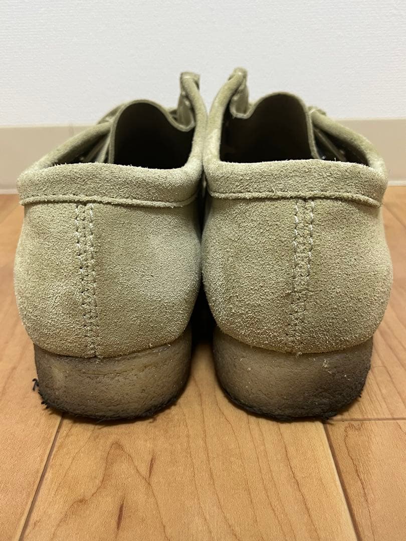 美品 Clarks クラークス ワラビー メープルスウェード 25.0cm