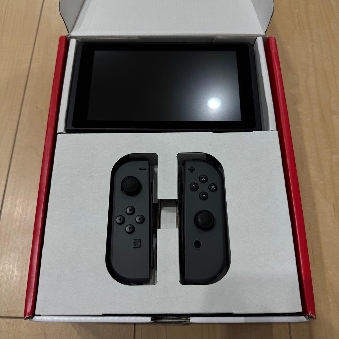 美品 Nintendo Switch グレー 本体セット