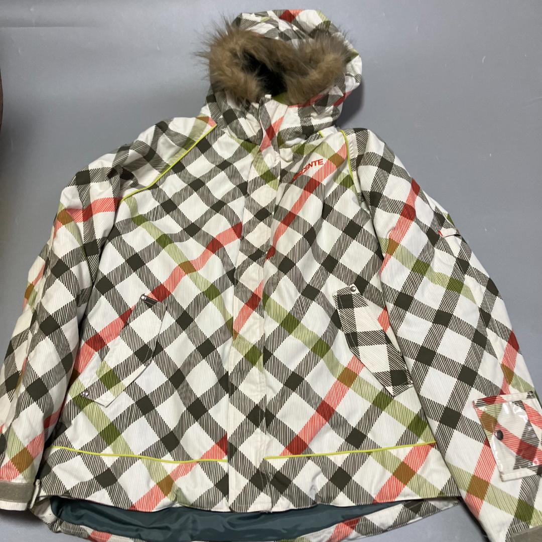 デサント　DESCENTE チェック柄　スキーウェアセット　１６０cm
