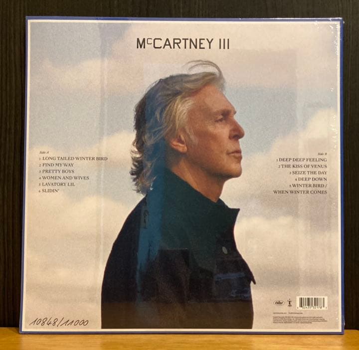 ポール•マッカートニーMcCartney III 限定手書き番号入　ホワイト盤