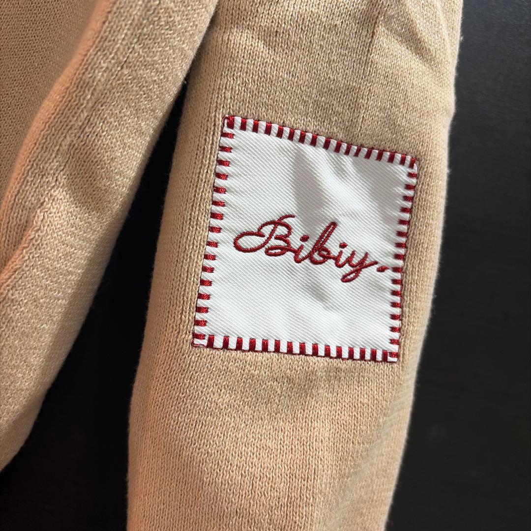 BIBIY. DINER CARDIGAN ビビィ ベージュ　カーディガン