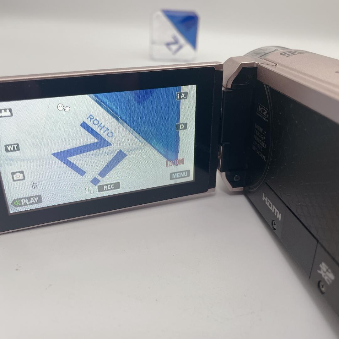 【美品】JVC Everio ビデオカメラ GZ-RX500-N 32GB 防水