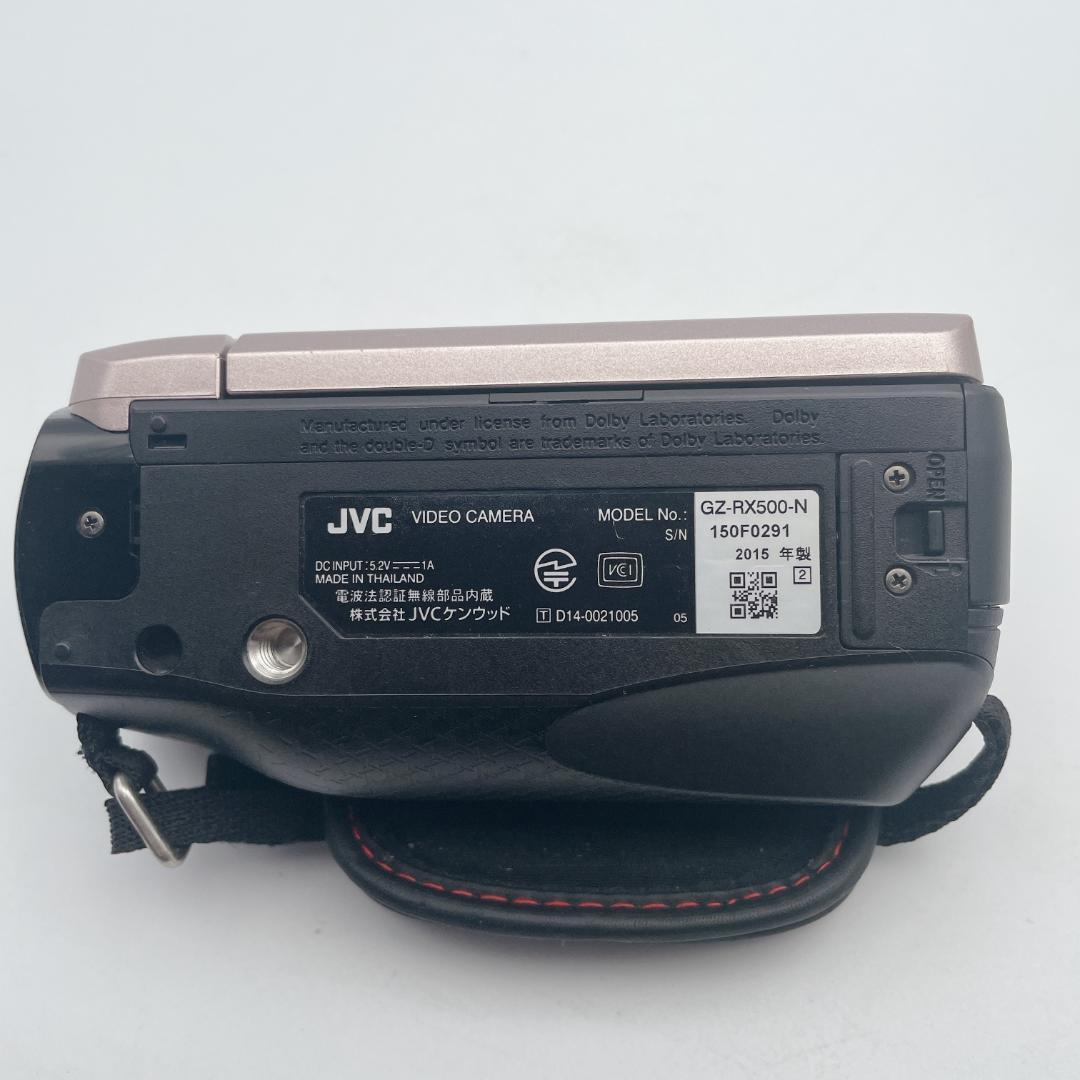【美品】JVC Everio ビデオカメラ GZ-RX500-N 32GB 防水