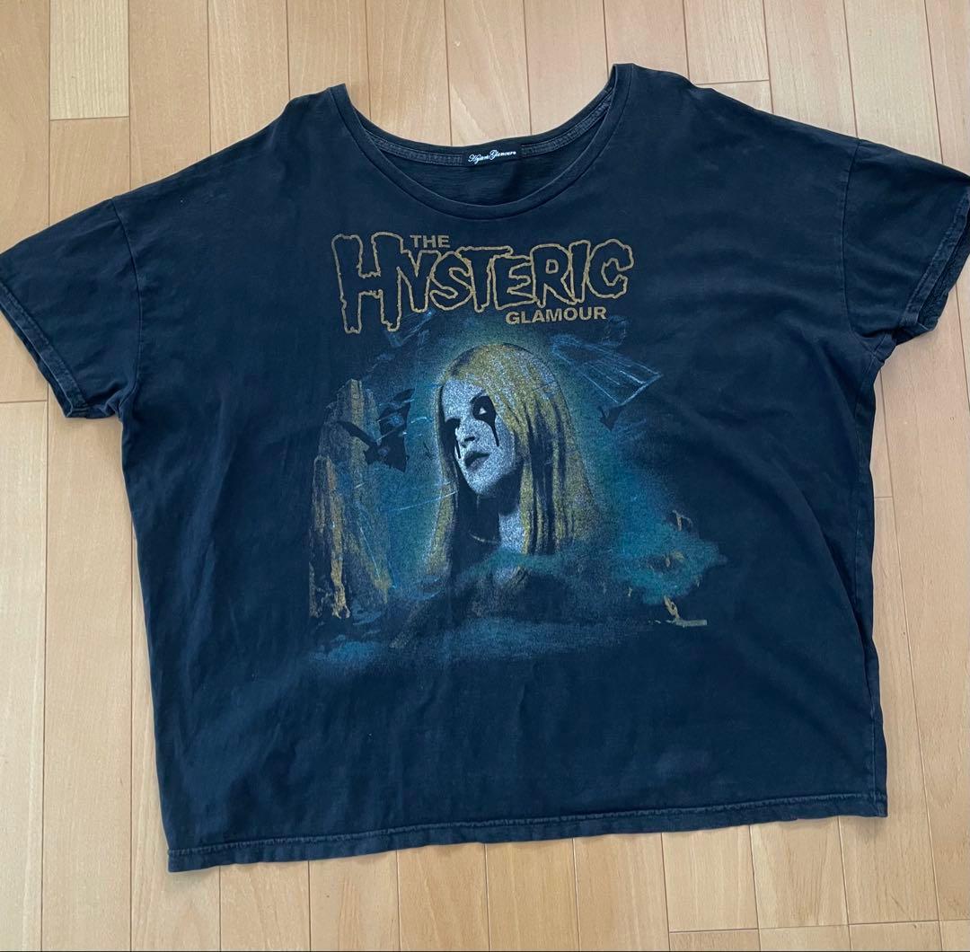 Hysteric Glamour Tシャツ ゆったりめ 黒