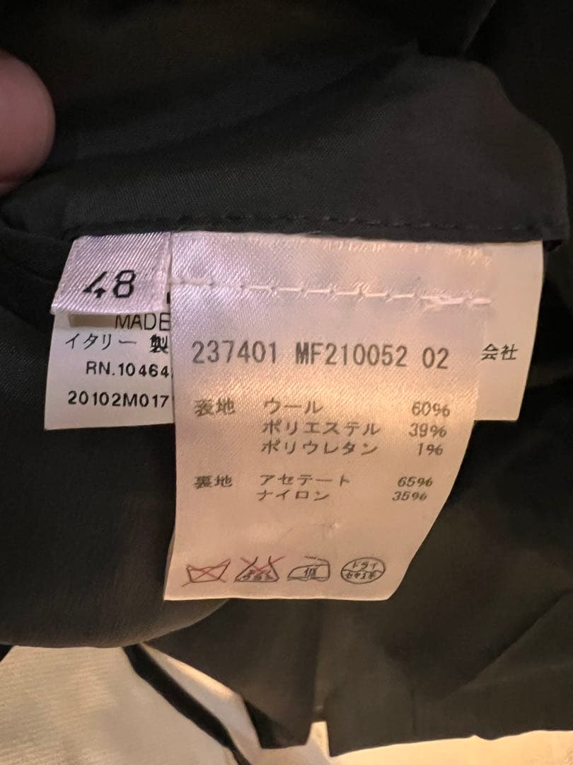 JIL SANDER グレー スーツ上下セット　サイズ48