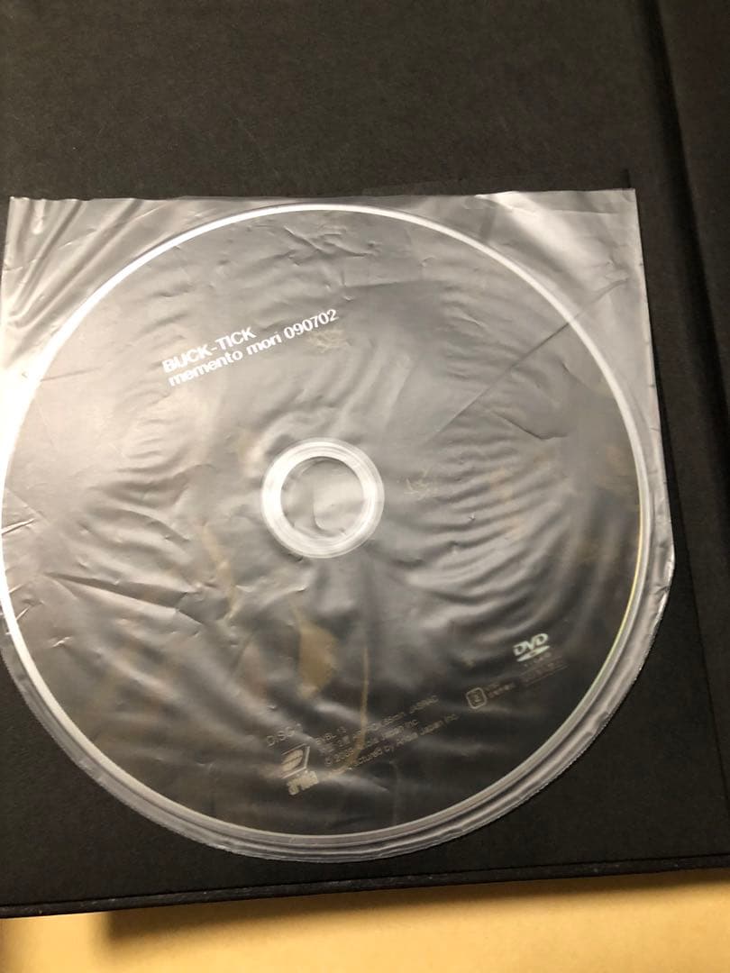 BUCK-TICK memento mori 090702 初回限定盤 DVD
